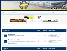 Tablet Screenshot of corsa-club.com.ar